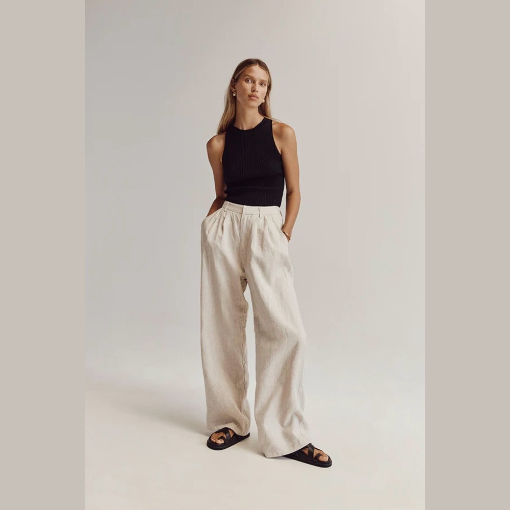 DISSH Norah Natural Linen Pant